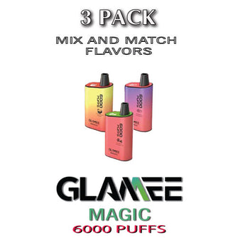 Glamee MAGIC Disposable Vape Pod | 6000 PUFFS – 3PK