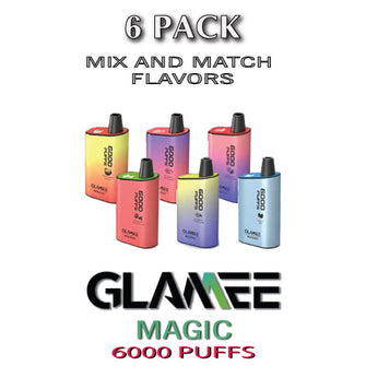 Glamee MAGIC Disposable Vape Pod | 6000 PUFFS – 6PK