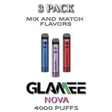 Glamee Nova Disposable Vape Pod | 4000 PUFFS  –  3PK