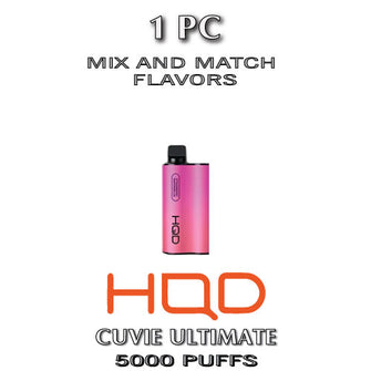 HQD Cuvie ULTIMATE Disposable Vape | 5000 Puffs – 1PC