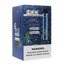 Hqd King Disposable Vape Pod Blueberry  –  The Smoke Plug