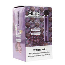 Hqd King Disposable Vape Pod Grape – The Smoke Plug