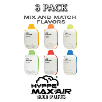 Hyppe Max Air 5000 Disposable Vape Device | 5000 Puffs – 6PK