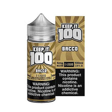 Keep it 100 Bacco 100ml E-Liquid | thesmokeplug.com