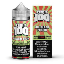Keep it 100 OG Island Fusion (Kiberry Killa) 100ml E-Liquid | thesmokeplug.com