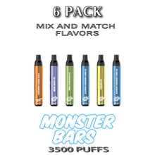 Monster Bars Disposable Vape Device by Jam Monster – 6PK