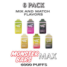 Monster Bars MAX Disposable Vape Device by Jam Monster – 6PK