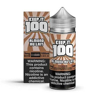 Keep it 100 Almond Au Liat (Nilla Almond) 100ml E-Liquid | thesmokeplug.com