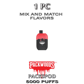 Packspod by Packwoods Disposable Vape Device | 5000 Puffs – 1PC