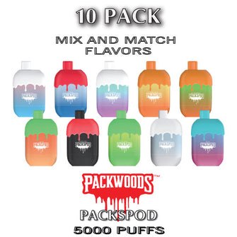 Packspod by Packwoods Disposable Vape Device | 5000 Puffs  –  10PK