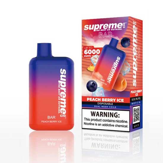 Supreme BAR Disposable Vape Device - 1PC The Smoke Plug Supreme BAR Disposable Vape Device - 1PC The Smoke Plug