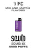 Squid 5K Disposable Vape Device | 5000 Puffs – 1PC