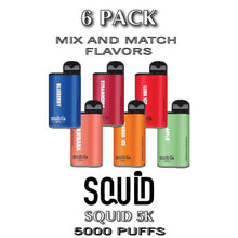 Squid 5K Disposable Vape Device | 5000 Puffs  –  6PK