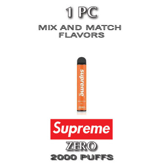 Supreme ZERO Disposable Vape  –  1PC