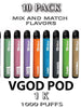 VGOD POD 1K Disposable Vape Pod Device – 10PK