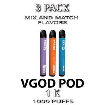 VGOD POD 1K Disposable Vape Pod Device – 3PK