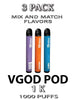 VGOD POD 1K Disposable Vape Pod Device – 3PK