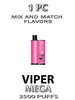 Viper MEGA Disposable Vape Device | 3500 Puffs – 1PC