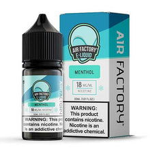 Air Factory Menthol Salts 30ml | thesmokeplug.com