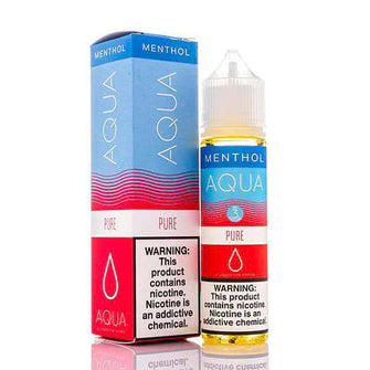 Aqua Pure 60ml 0Mg E-Liquid | thesmokeplug.com