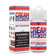 Cream Team Buttercream 100ml 0Mg E-Liquid | thesmokeplug.com