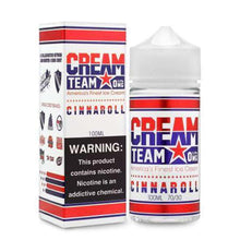 Cream Team Cinnaroll 100ml 3Mg E-Liquid | thesmokeplug.com
