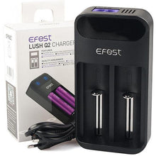 Efest Lush Q2 Dual Slot Charger 1 - The Smoke Plug