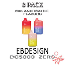 EB Design (formerly Elf Bar) BC5000 0% ZERO Disposable Vape Device  –  3PK