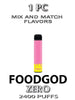 Foodgod ZERO 0% Disposable Vape – 1PC