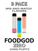 Foodgod ZERO 0% Disposable Vape – 3PK