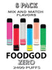 Foodgod ZERO 0% Disposable Vape – 6PK