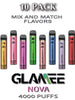 Glamee Nova Disposable Vape Pod | 4000 PUFFS – 10PK