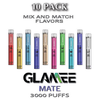 Glamee Mate Disposable Vape Pod | 3000 PUFFS  –  10PK