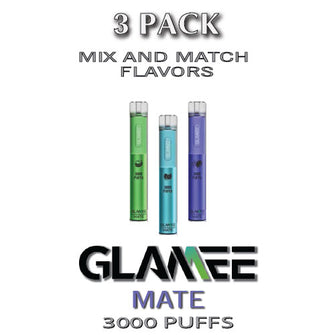 Glamee Mate Disposable Vape Pod | 3000 PUFFS  –  6PK