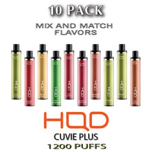 HQD Cuvie Plus Disposable Vape Pod  –  10PK