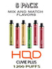 HQD Cuvie Plus Disposable Vape Pod – 6PK