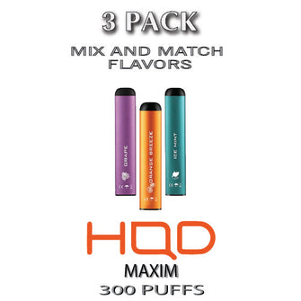 HQD Maxim Disposable Vape Pod  –  6PK