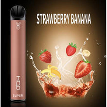 Hqd Super Strawberry Banana Disposable Vape Pod 1Pc - The Smoke Plug