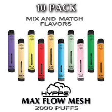 Hyppe Max Flow MESH Disposable Vape Device  –  10PK