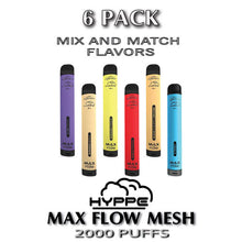 Hyppe Max Flow MESH Disposable Vape Device – 6PK