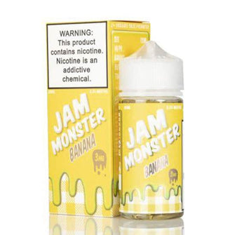 Jam Monster Banana 100ml 0Mg E-Liquid | thesmokeplug.com