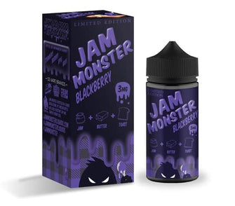 Jam Monster Blackberry 100ml 0Mg E-Liquid | thesmokeplug.com