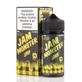 Jam Monster Lemon 100ml 0Mg E-Liquid | thesmokeplug.com