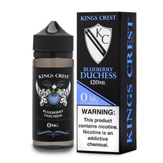 Kings Crest Blueberry Duchess 120ml 0Mg E-Liquid | thesmokeplug.com
