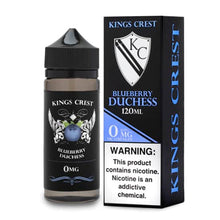 Kings Crest Blueberry Duchess 120ml 12Mg E-Liquid | thesmokeplug.com
