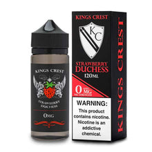 Kings Crest Strawberry Duchess 120ml 12Mg E-Liquid | thesmokeplug.com