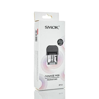 Mesh 0.8Ohm Smok Novo X Replacement Pod Cartridge 3Pk 1 - The Smoke Plug