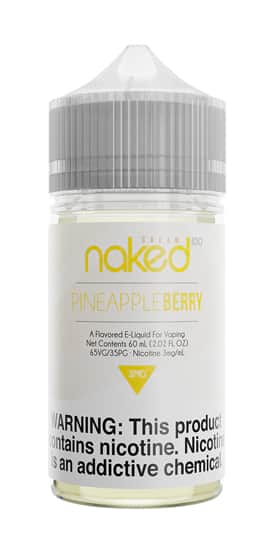 Naked 100 Pineapple Berry 60ml 0Mg E-Liquid | thesmokeplug.com