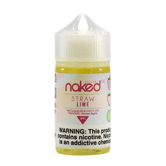 Naked 100 Straw Lime 60ml 0Mg E-Liquid | thesmokeplug.com