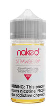 Naked 100 Strawberry 60ml 0Mg E-Liquid | thesmokeplug.com